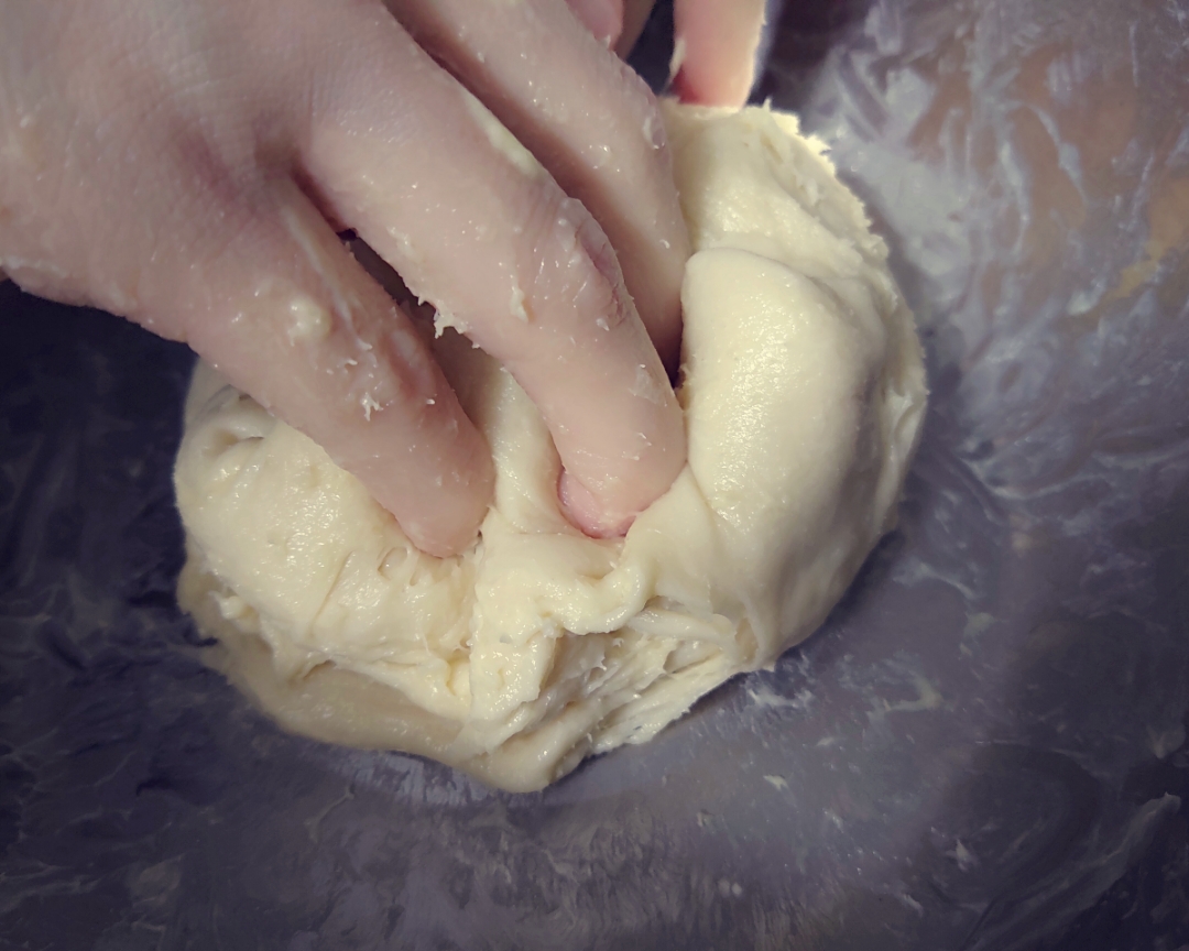 香葱肉松蛋糕面包的做法 步骤5