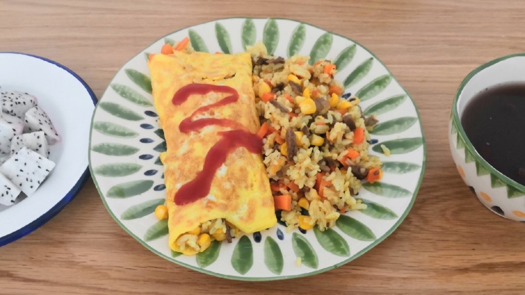 这是头牌了丨好吃的飞起来～🍛咖喱蛋包饭