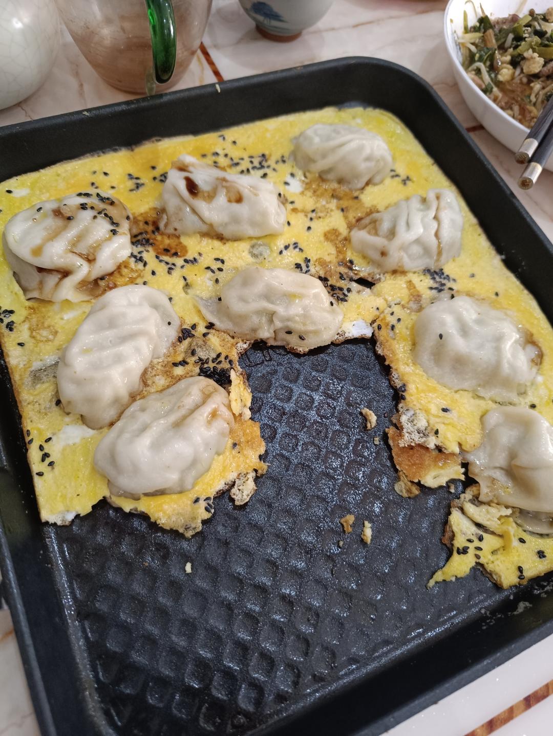 懒人快手抱蛋煎饺