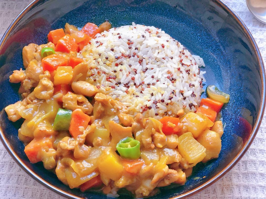 宅家轻松搞定好吃的咖喱鸡肉饭🍛的做法 步骤13