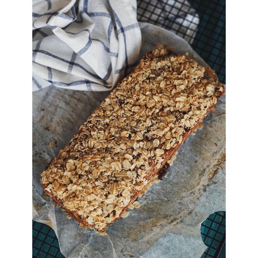 暖香燕麦苹果快手面包丨健康·烘焙