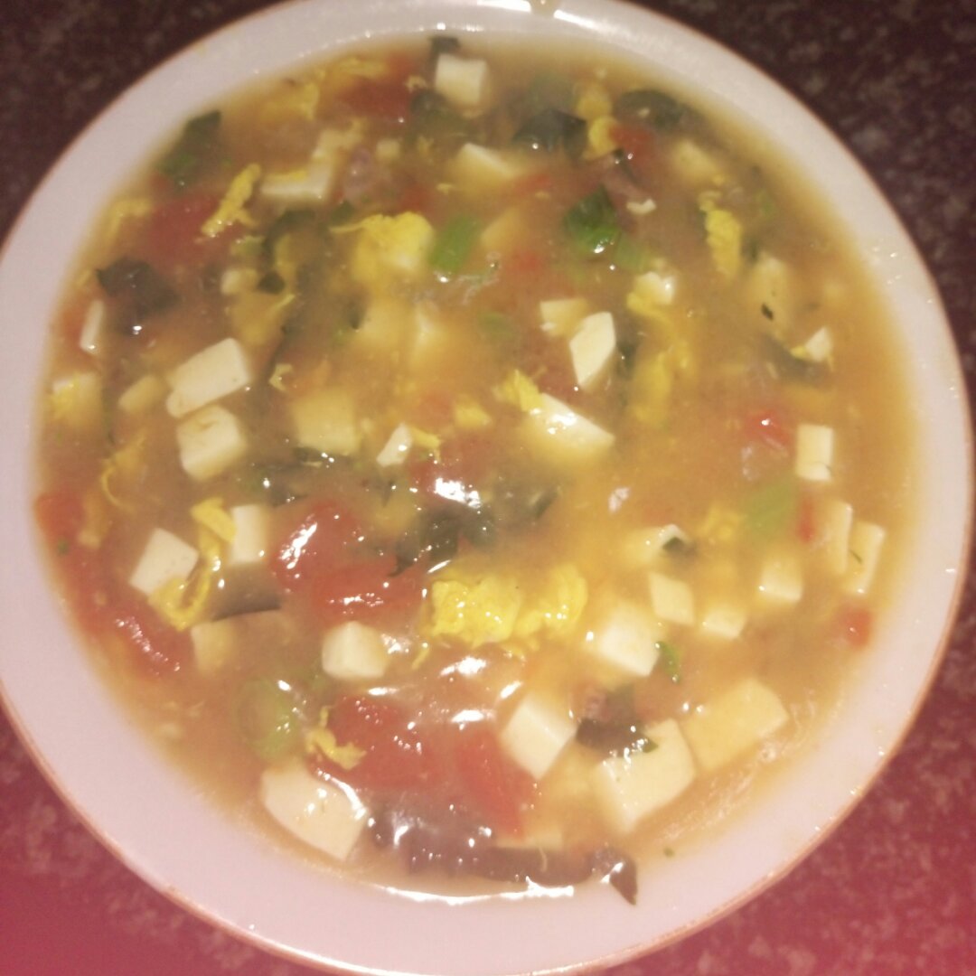 五彩豆腐羹