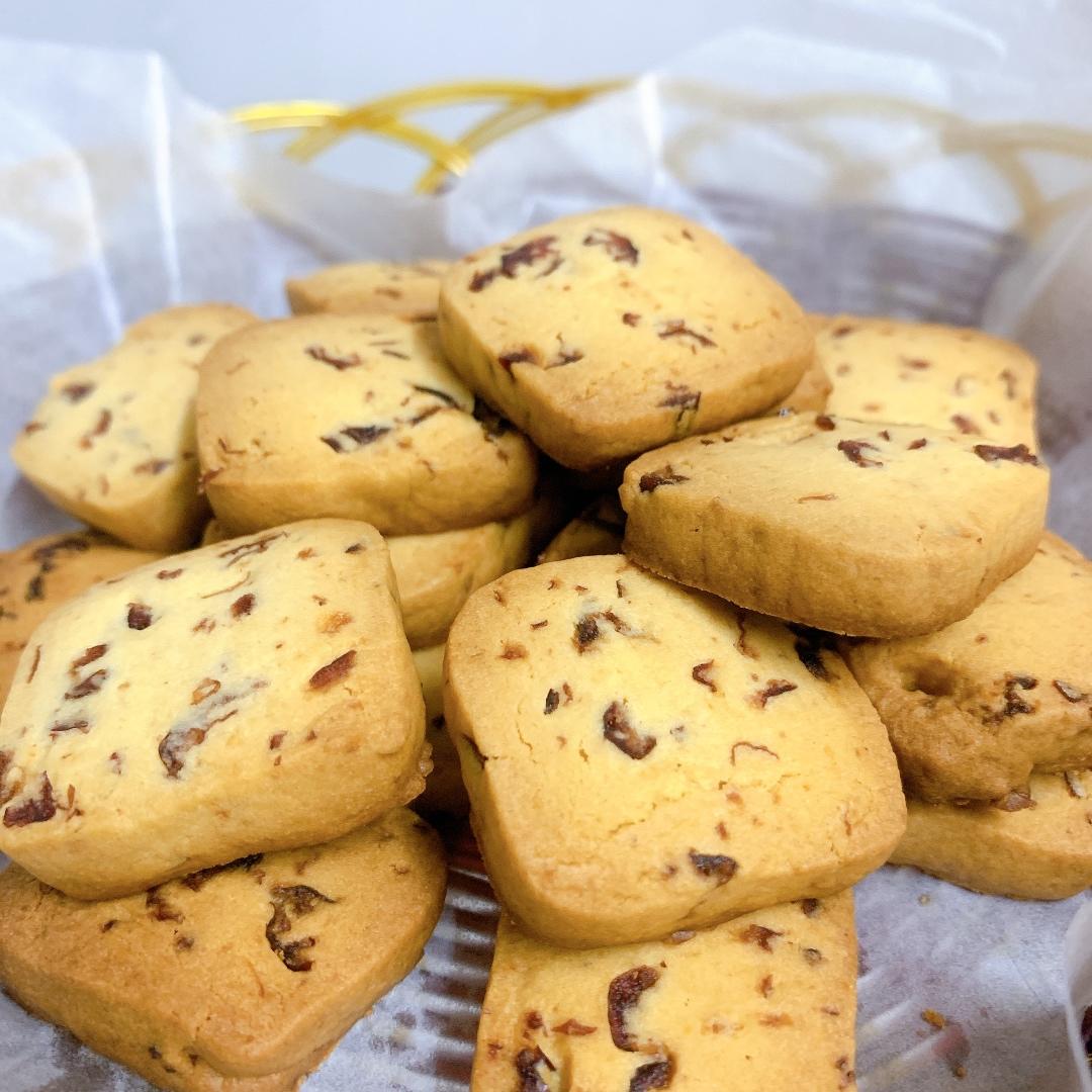 低糖少油版蔓越莓饼干