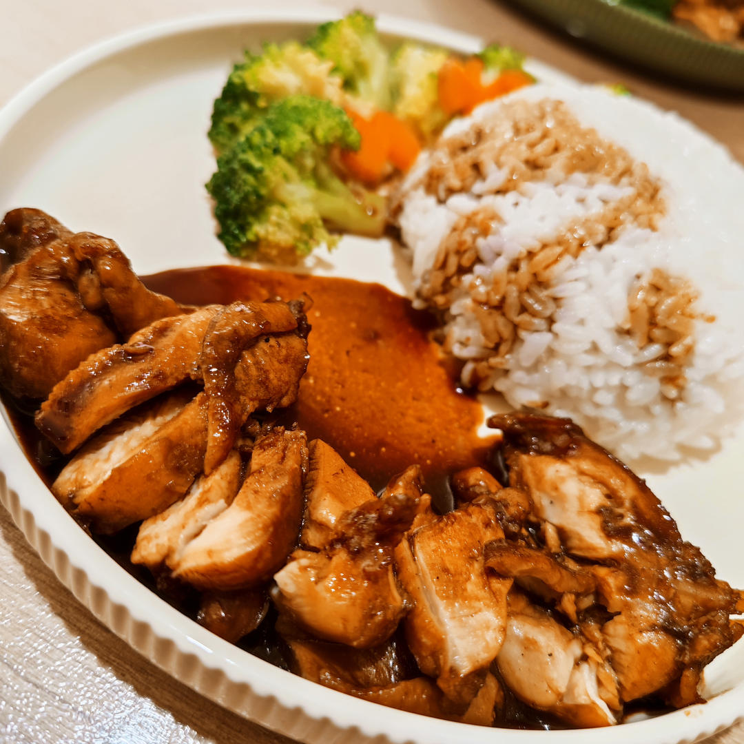 照烧鸡腿饭