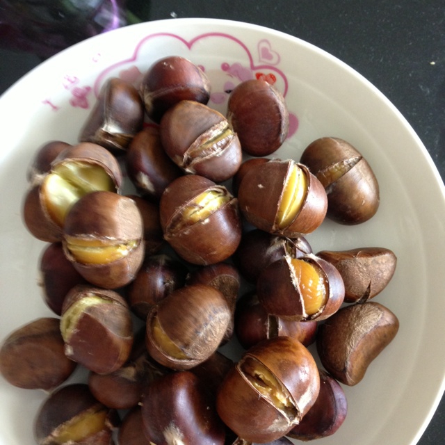 桂花蒸板栗