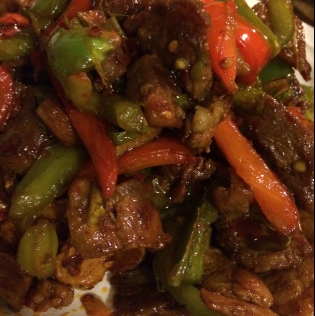 双椒牛肉
