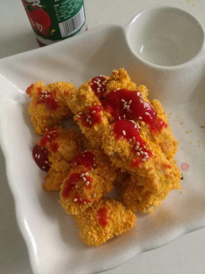 无油烤箱版鸡米花~低卡炸鸡 by牛奶和爱丽丝