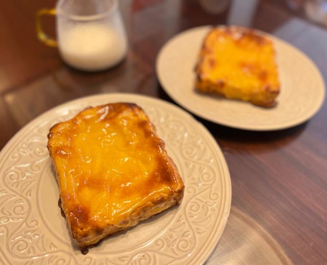 超好吃的乳酪厚吐司零失败快手早餐的做法