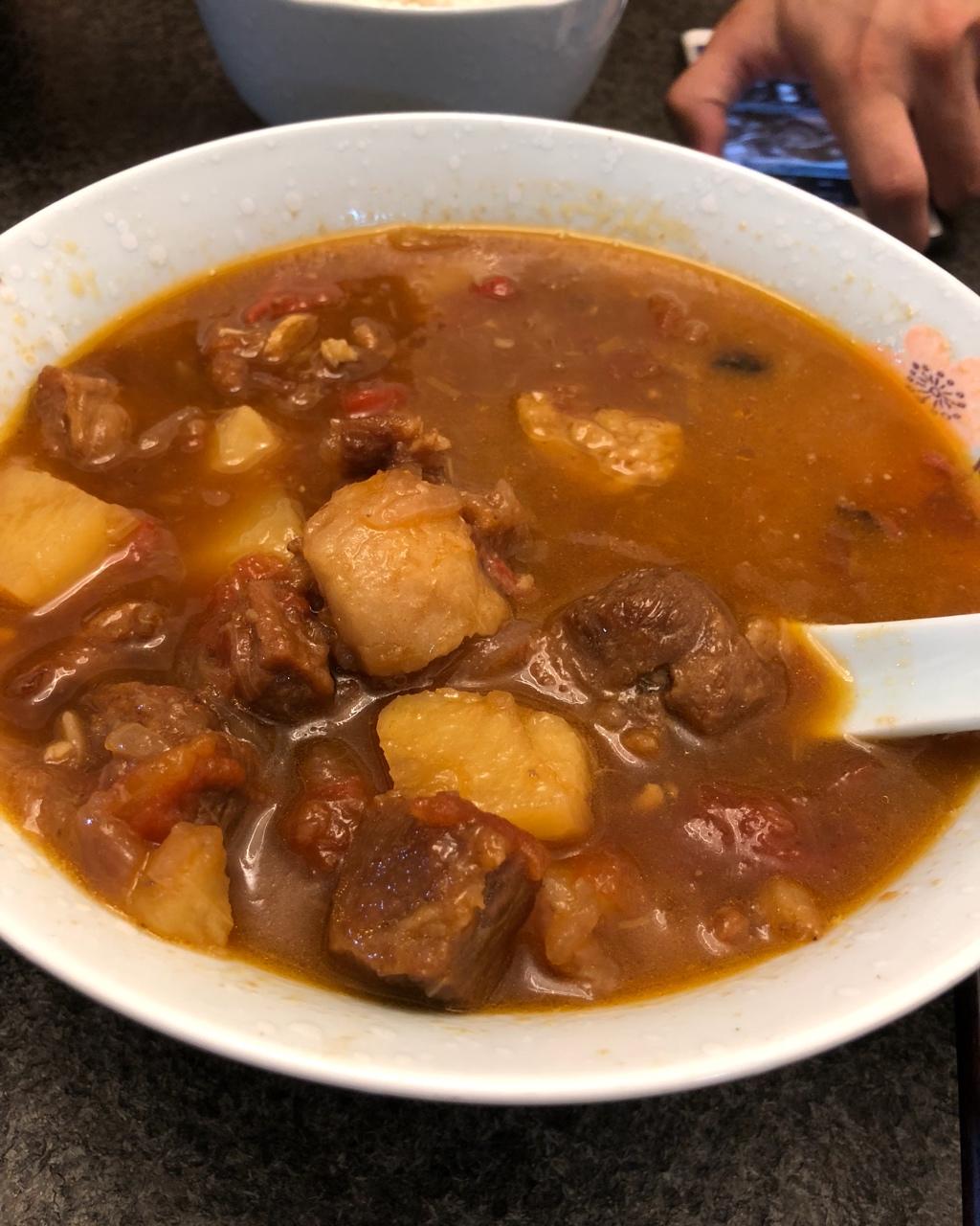 番茄土豆炖牛腩