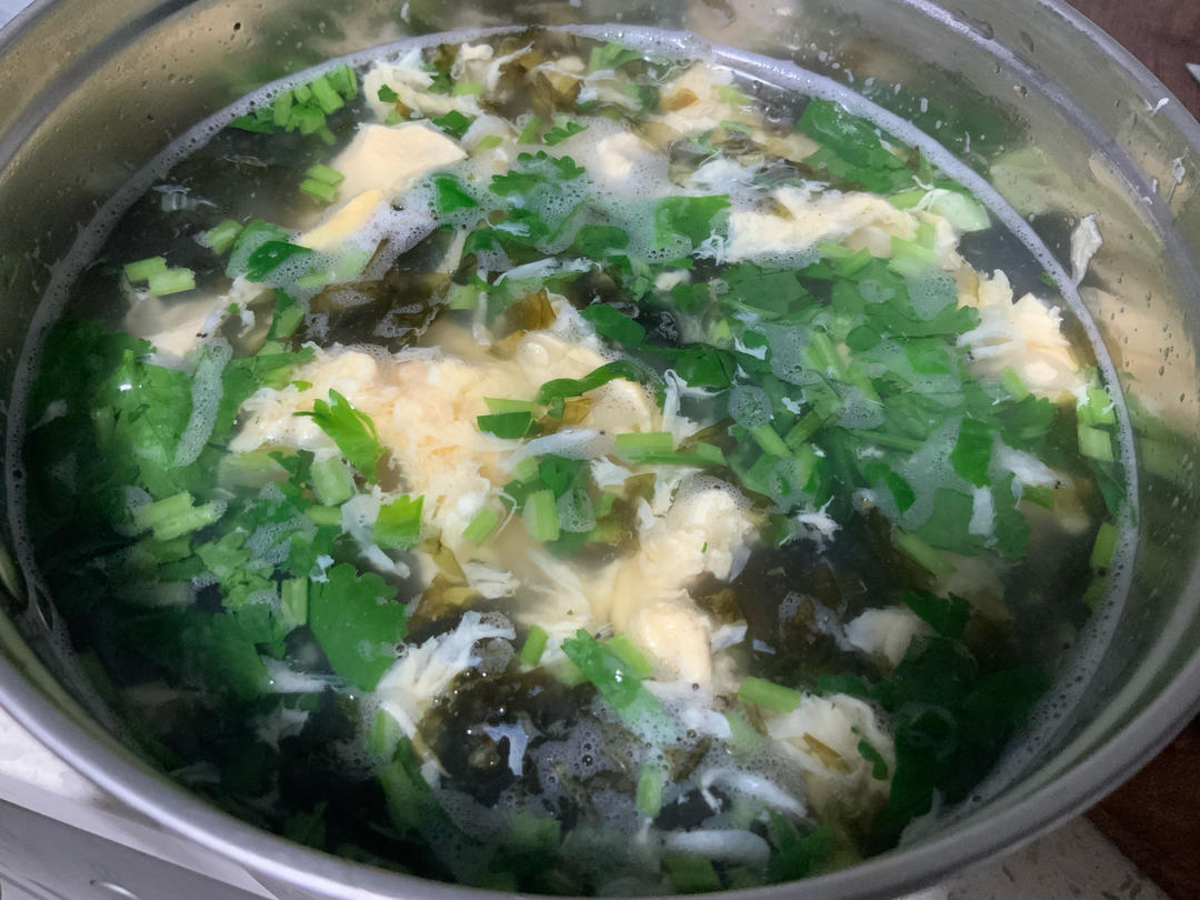 妙招紫菜蛋花汤