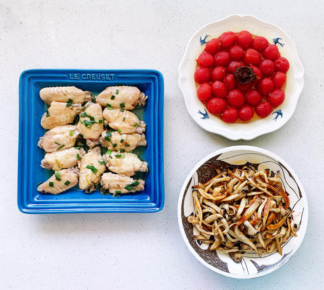 北鼎铸铁锅食谱｜葱香鸡翅