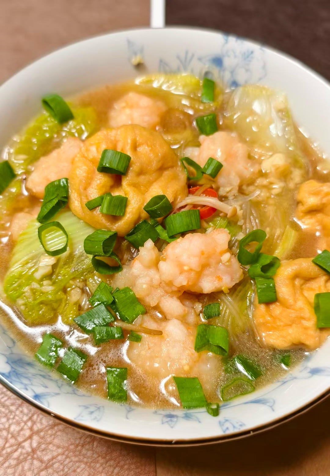 蒜蓉虾滑粉丝煲