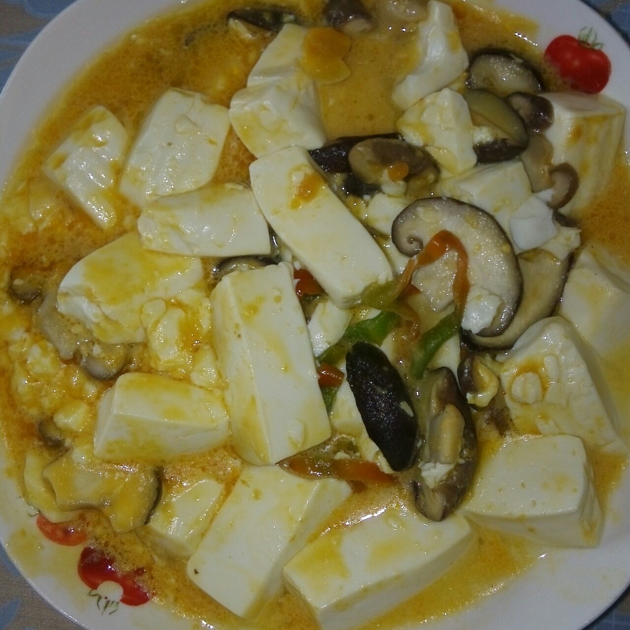 老丁的私房菜-蟹黄豆腐