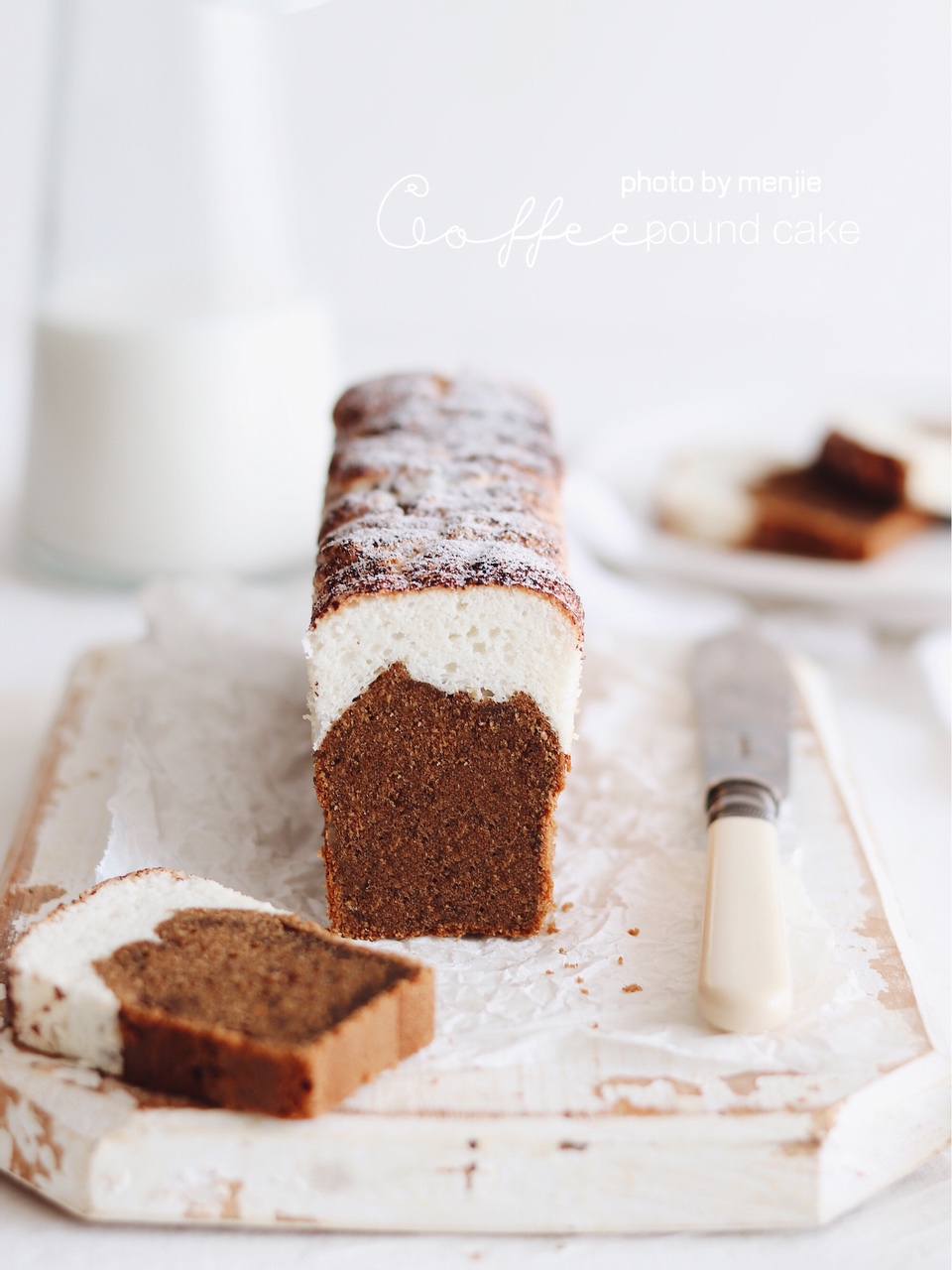 达克瓦兹雪顶✨焦糖咖啡磅蛋糕✔️下午茶甜品的做法