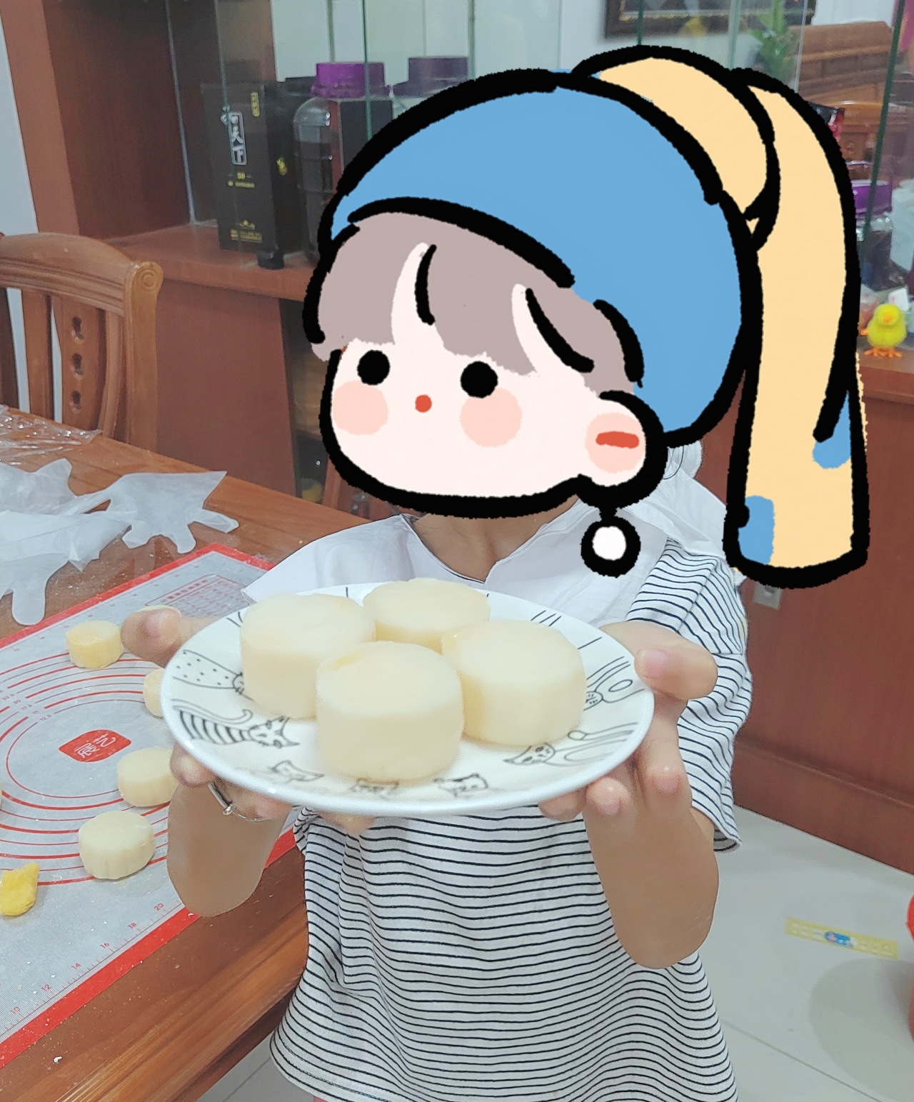 [小高姐]奶黄冰皮月饼