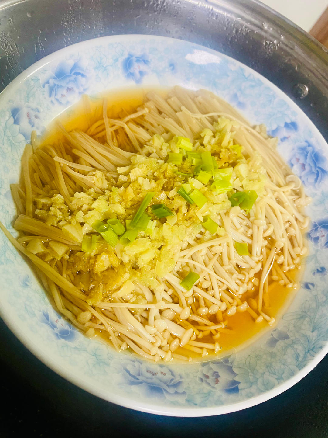 蒜蓉蒸金针菇
