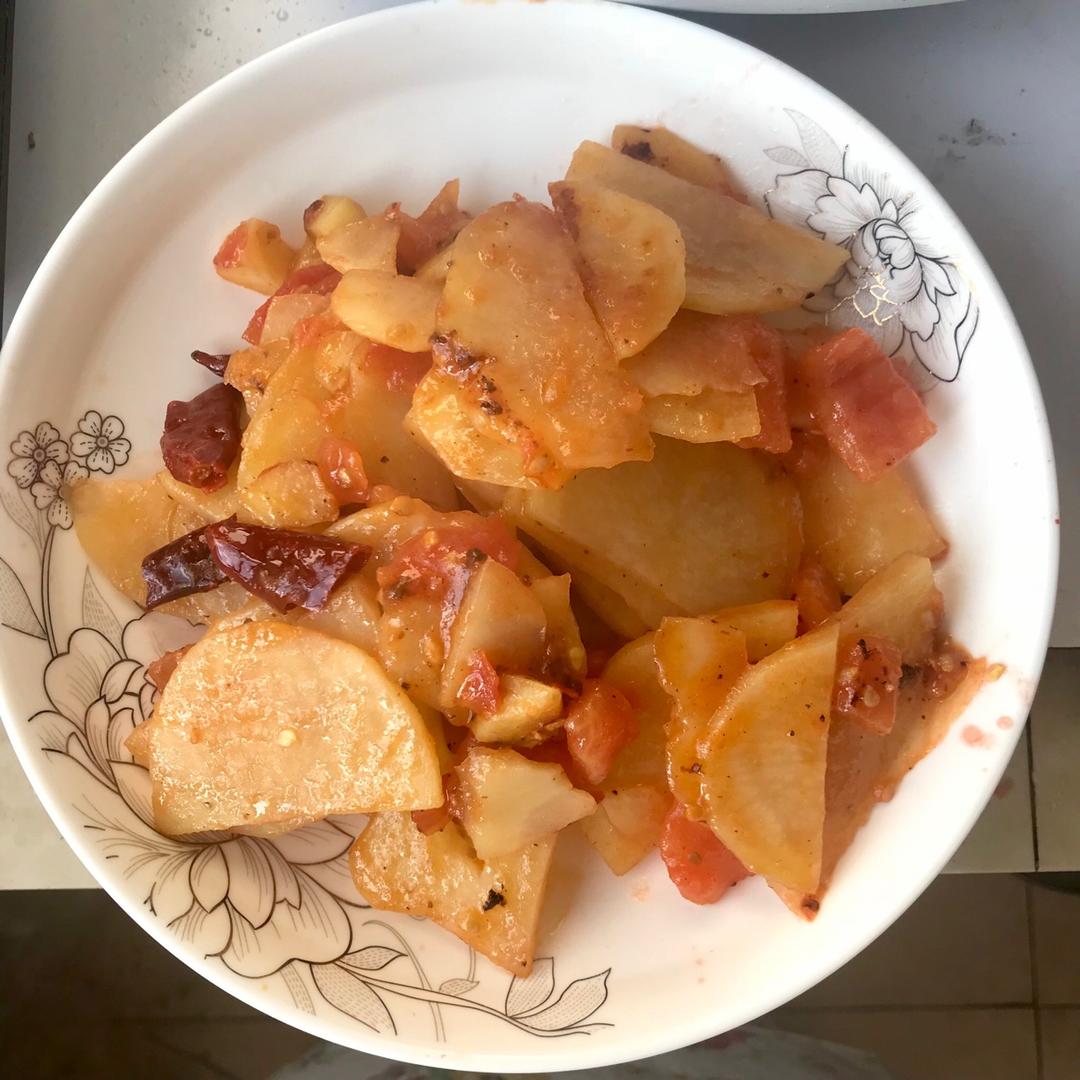 西红柿炒土豆