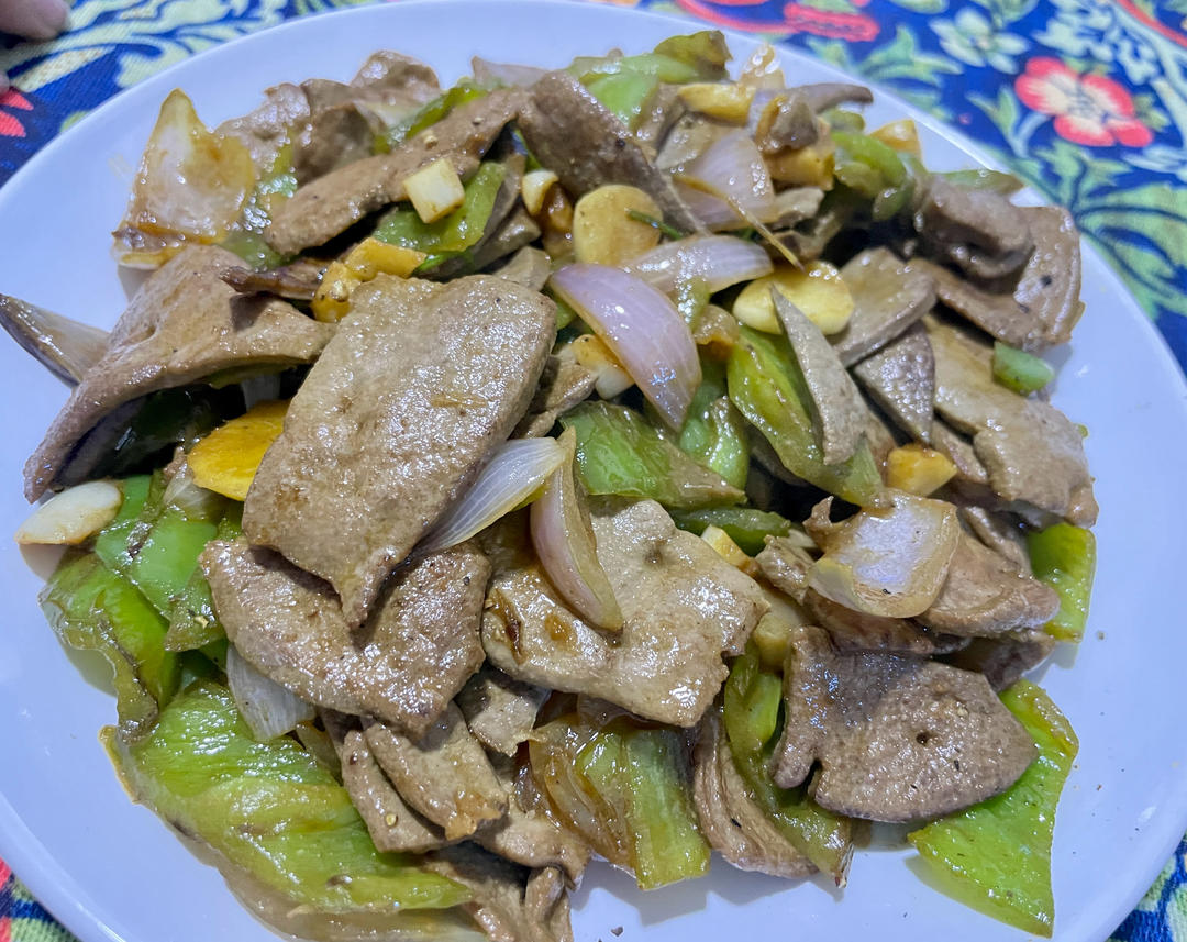 嫩炒猪肝
