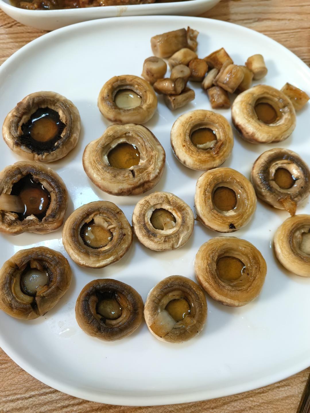 好吃，烤它！烤口蘑