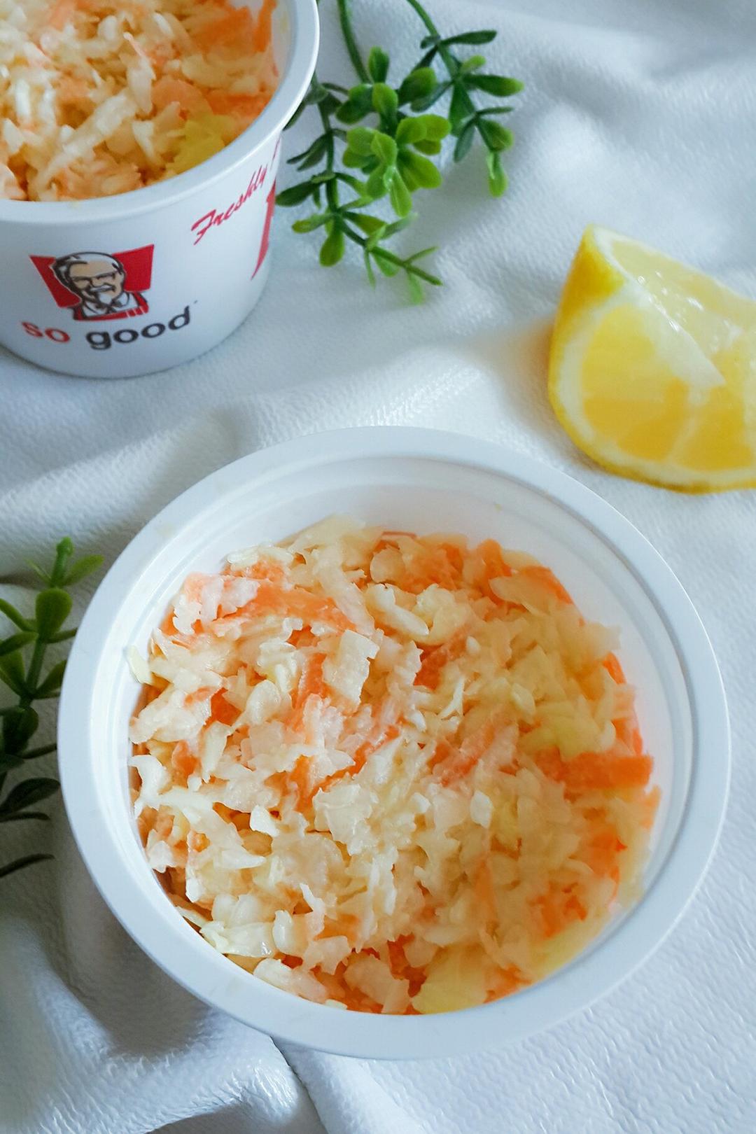 薰衣草foodtime做的肯德基卷心菜沙拉(coleslaw)