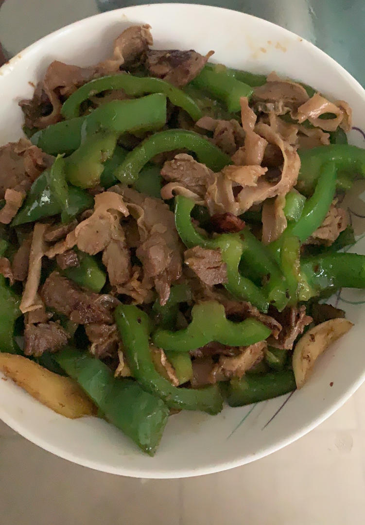 罗汉肉炒青椒