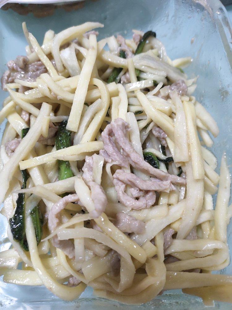 茭白青椒肉丝                 （小美版）