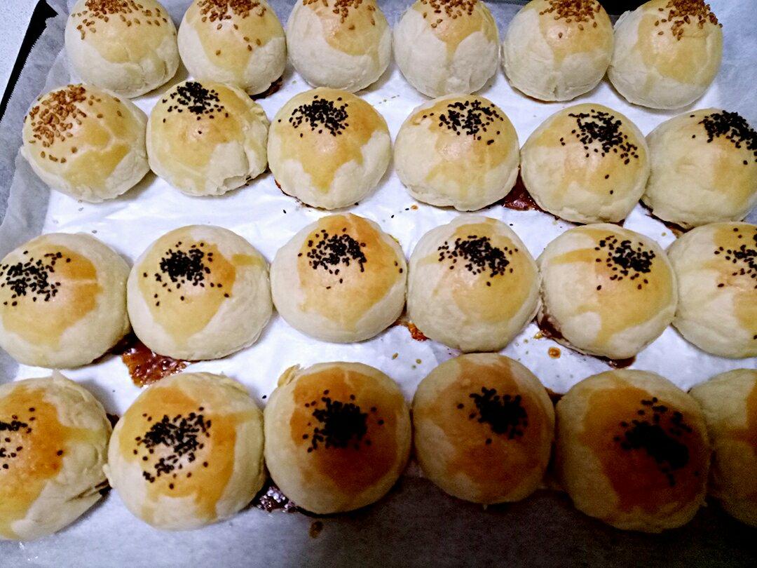 玉米油版绿豆（红豆、鲜花、鲜肉）饼