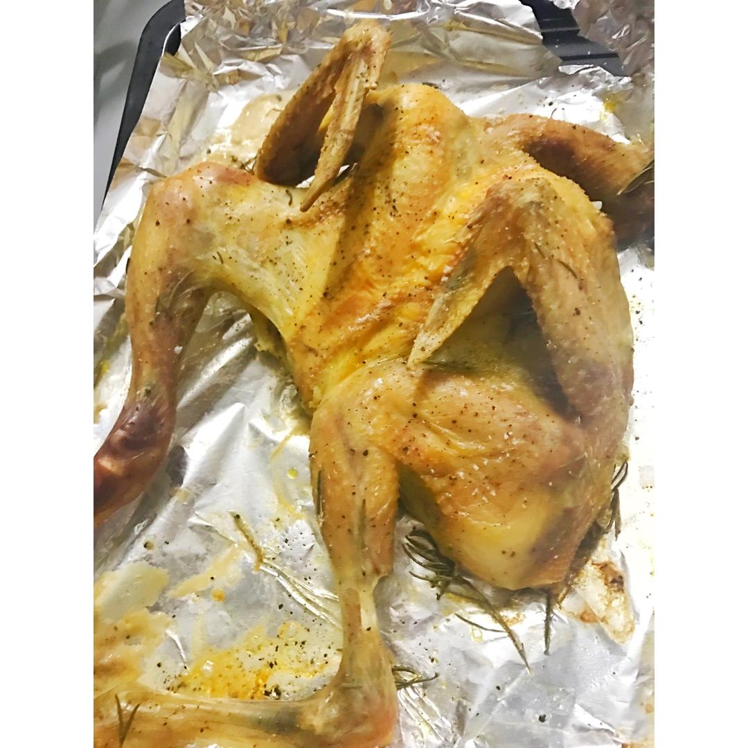 田螺姑娘超级简单不用腌制脆皮烤鸡