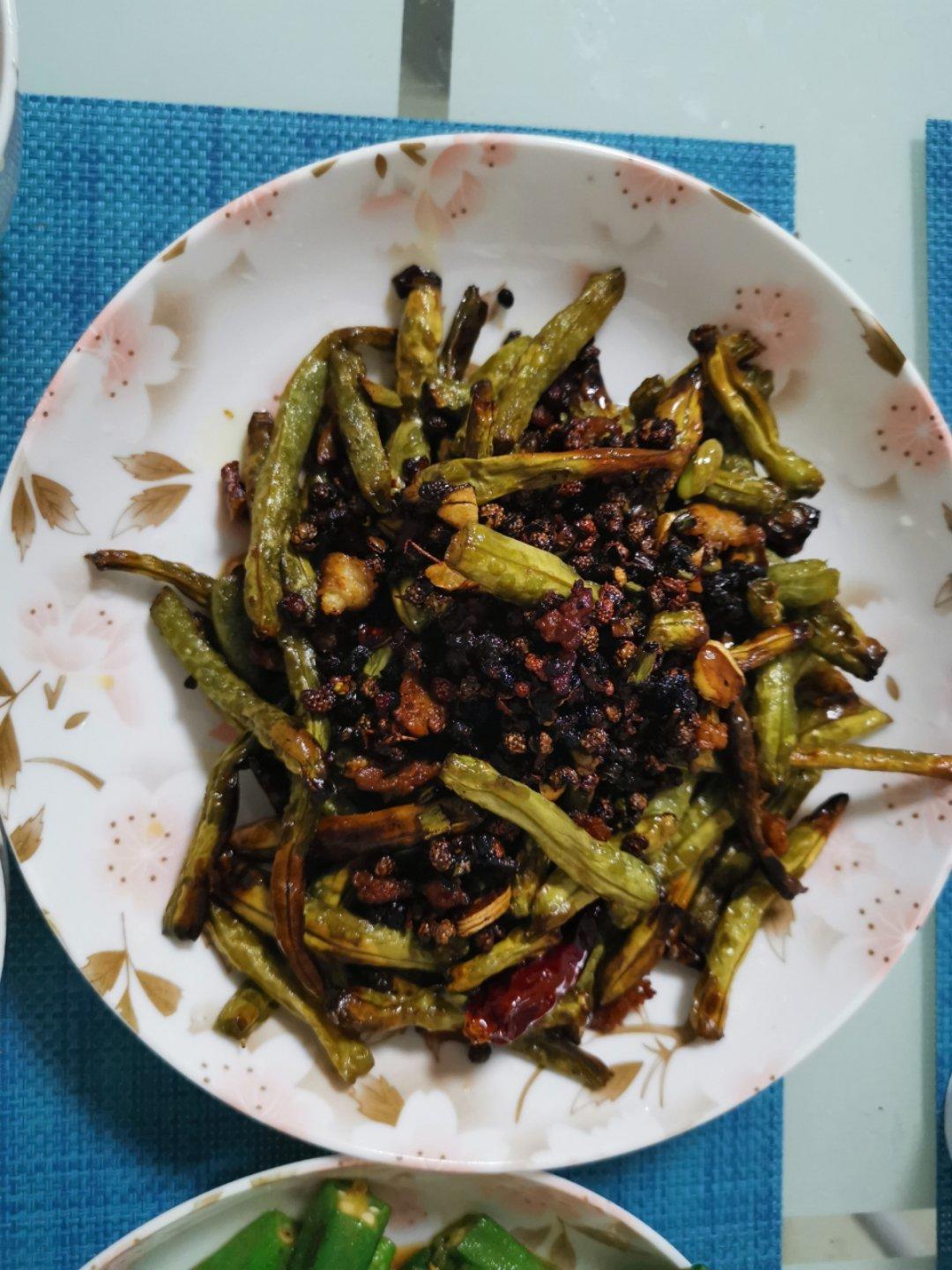 空气炸锅版干煸豆角