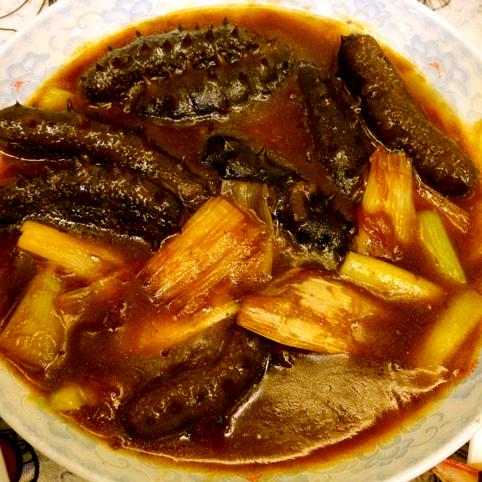家庭版葱烧海参