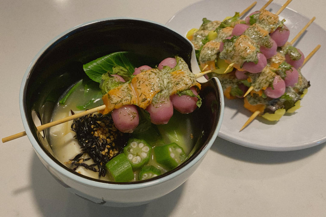 培根芝士年糕串