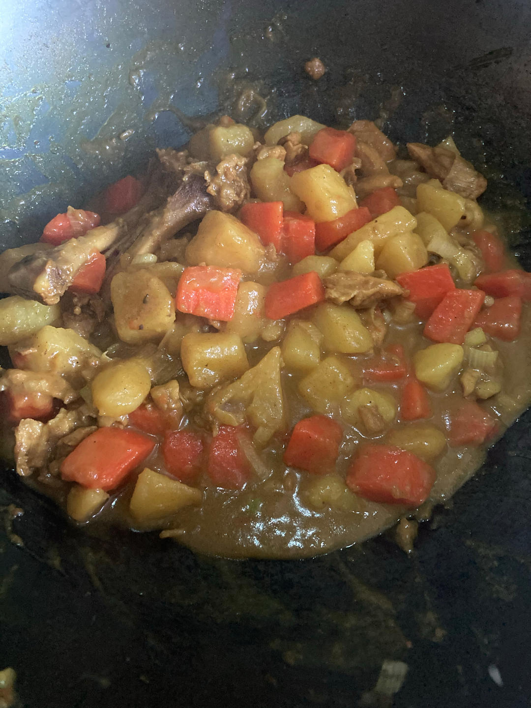咖喱土豆炖鸡块(咖喱粉家常版)