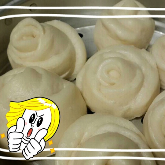 黄玫瑰馒头