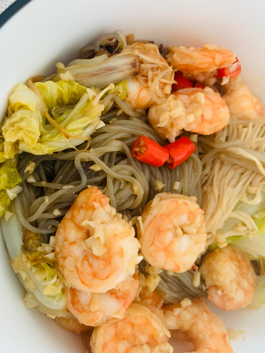 虾仁粉丝煲