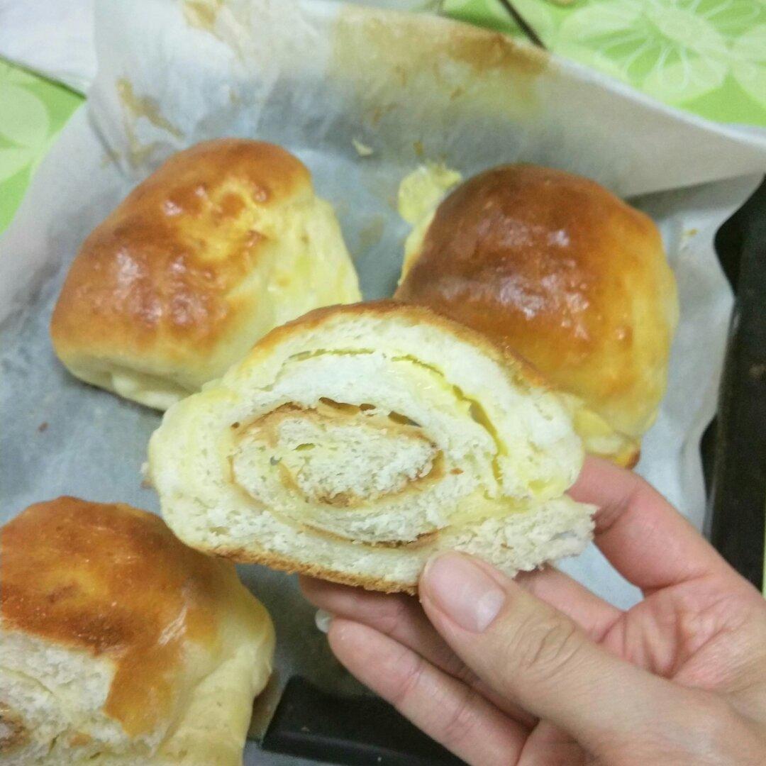 香肠（培根）芝士面包-老面版