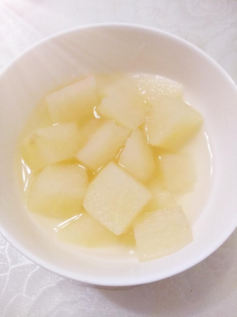 蜂蜜雪梨止咳汤