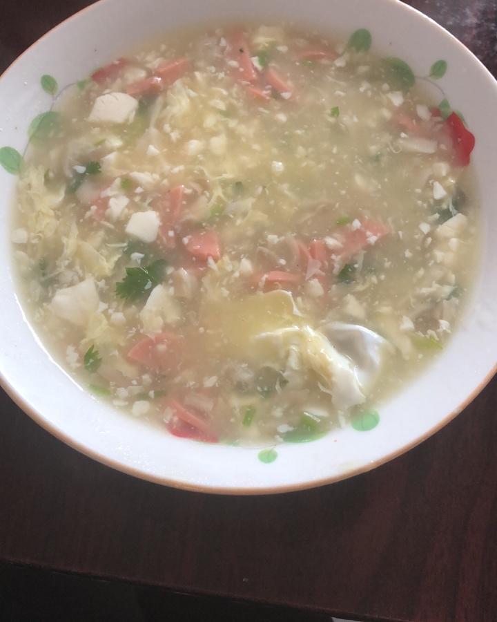 豆腐菌菇汤