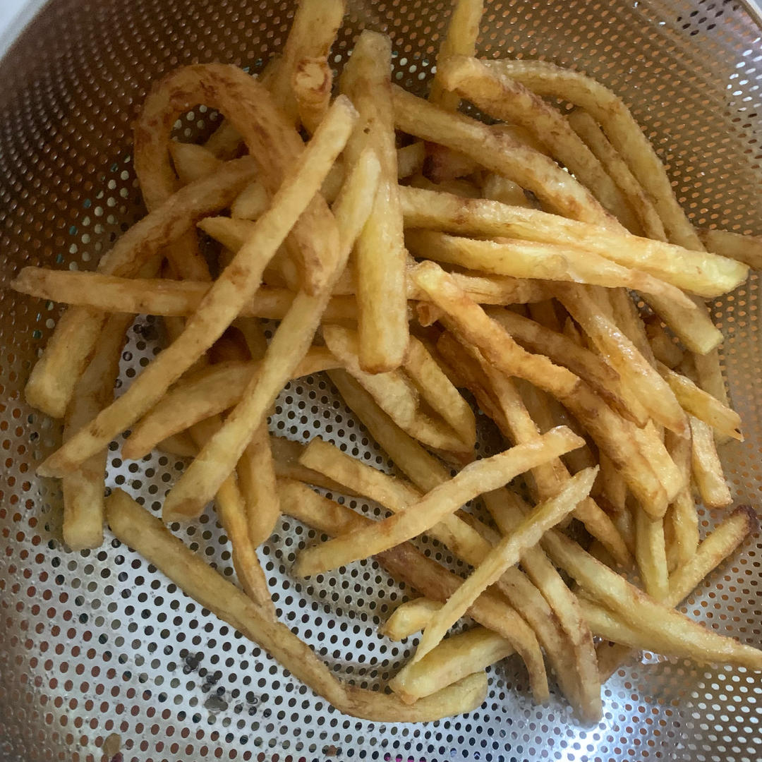 最简单炸薯条，比买的还好吃