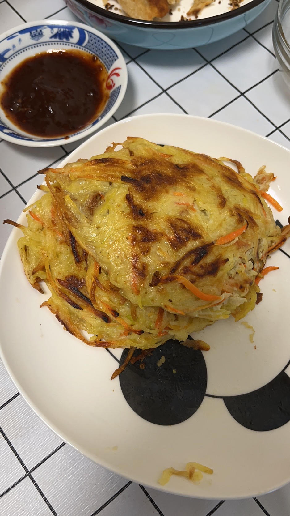 土豆饼(土豆胡萝卜丝饼)