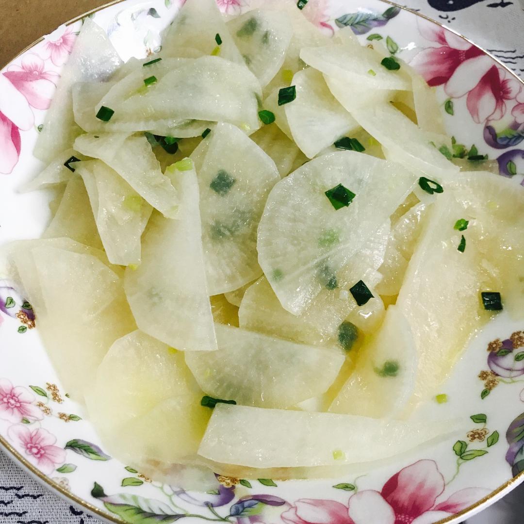 清炒白萝卜