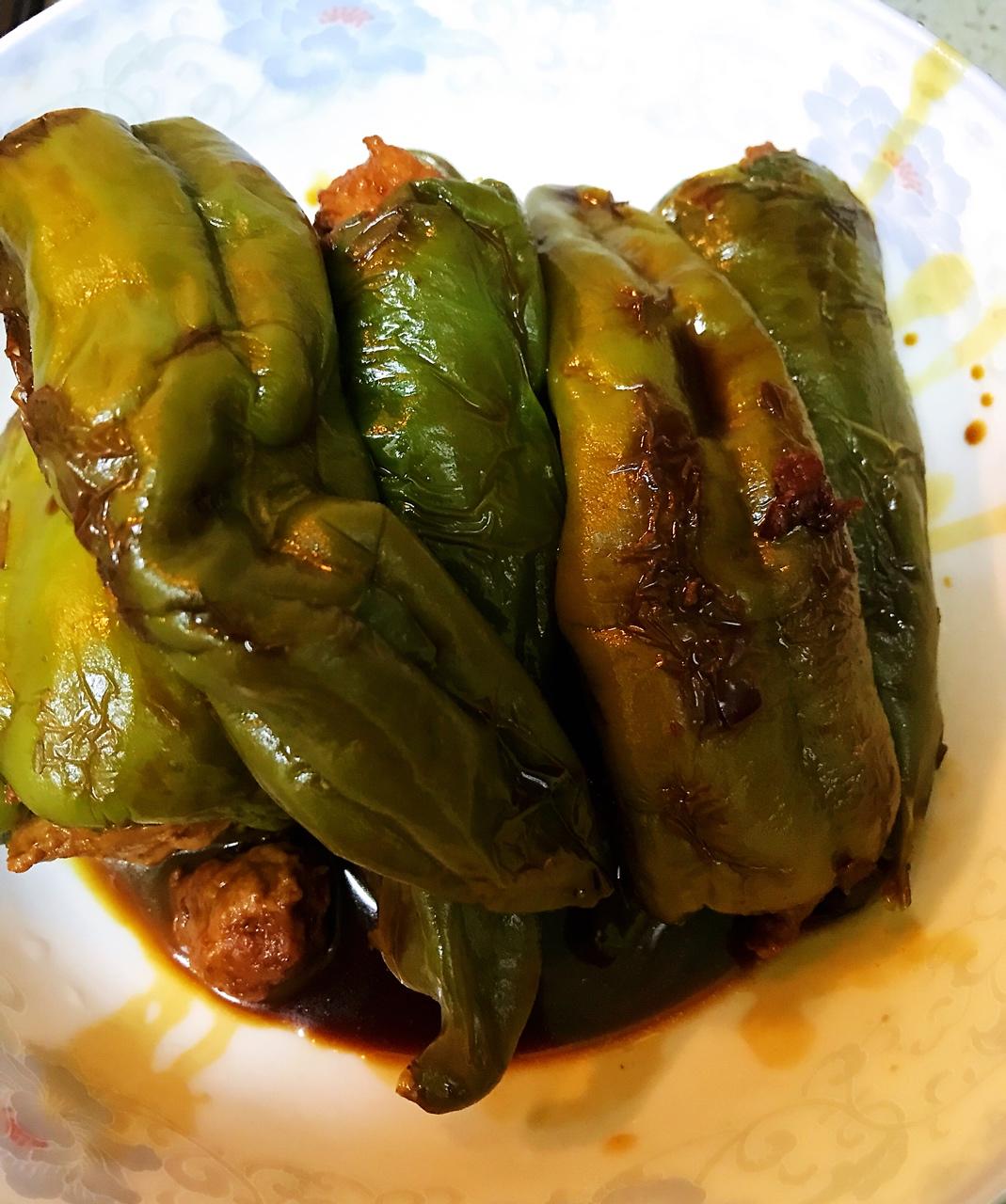 下饭菜肴--青椒酿肉