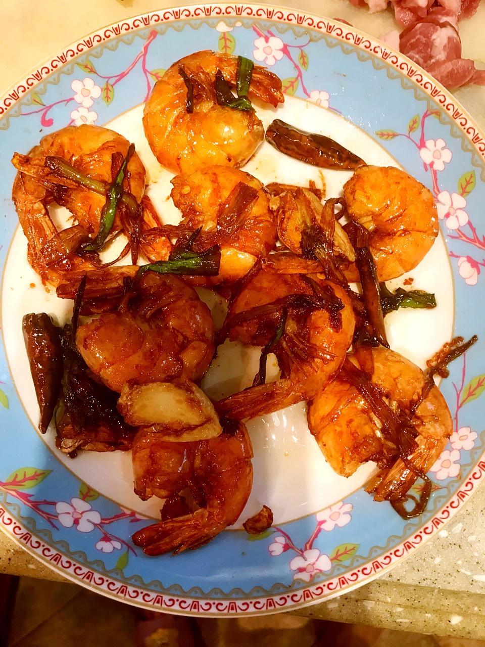 喼汁大虾（美食台）