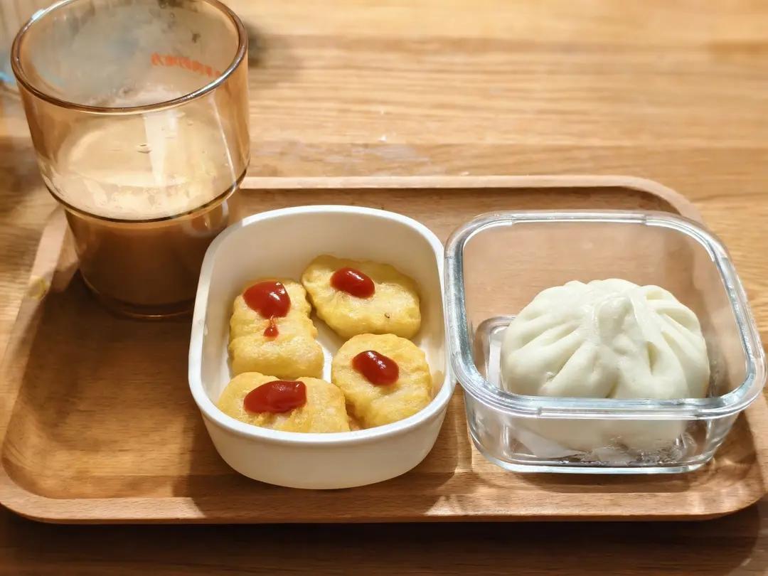 小儿童的早餐