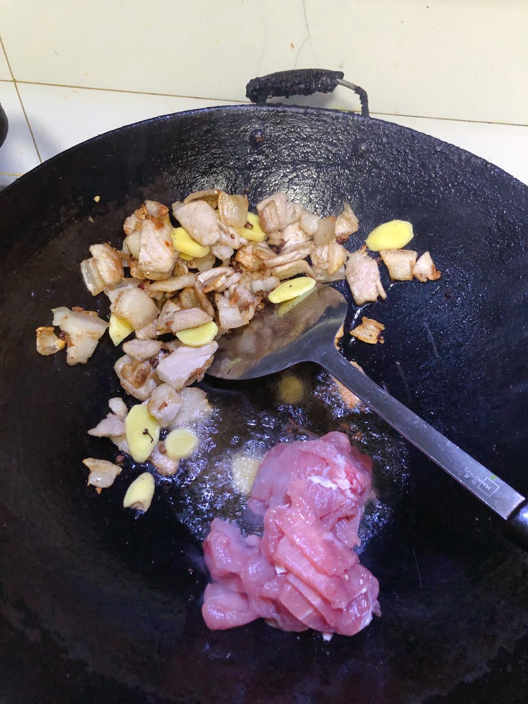 香干炒肉的做法 步骤5