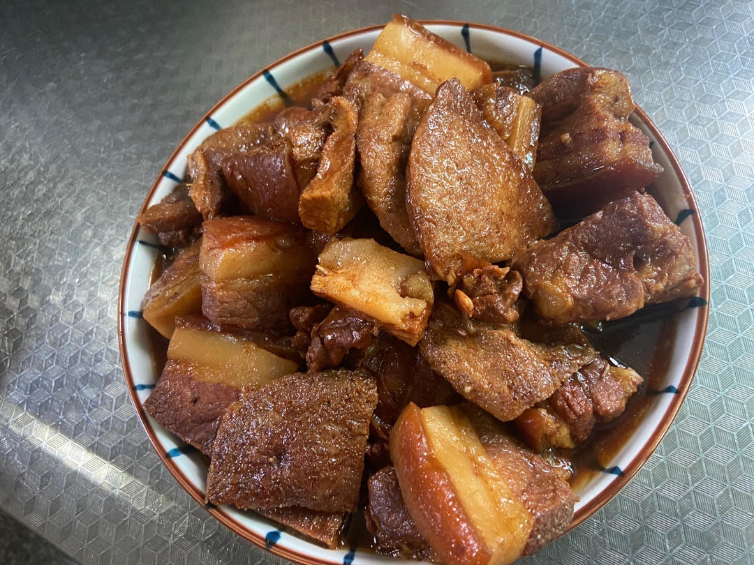 好吃的素鸡红烧肉