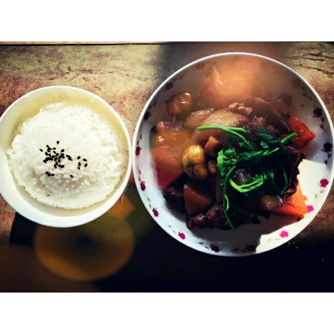 萝卜红烧排骨