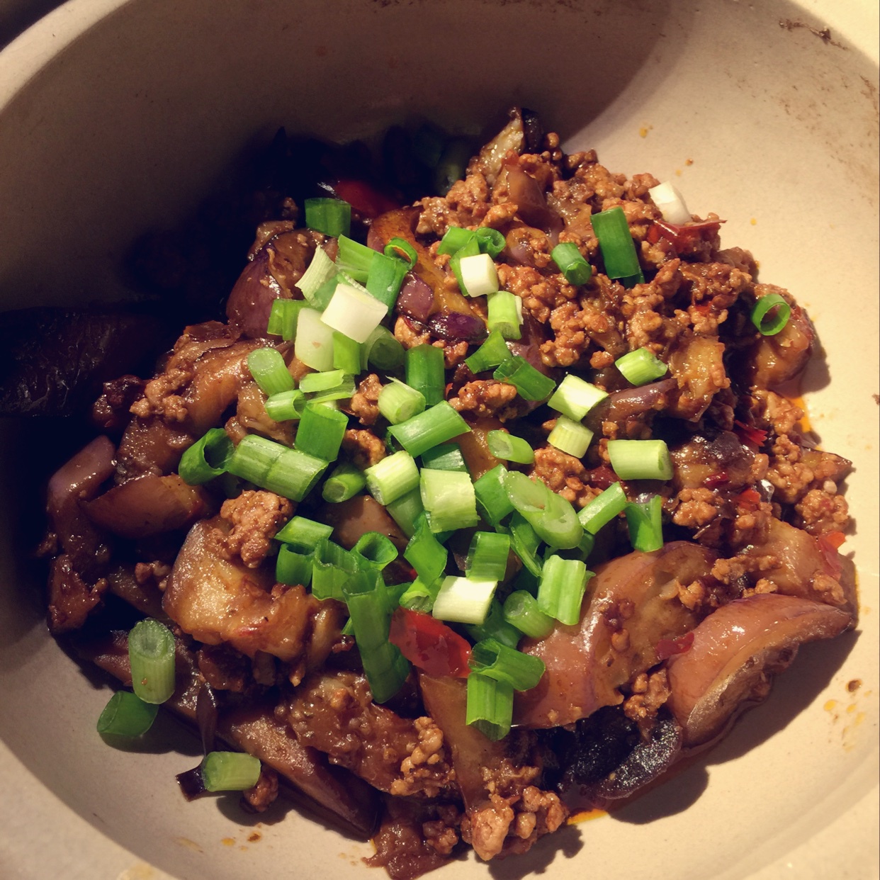 鱼香茄子煲