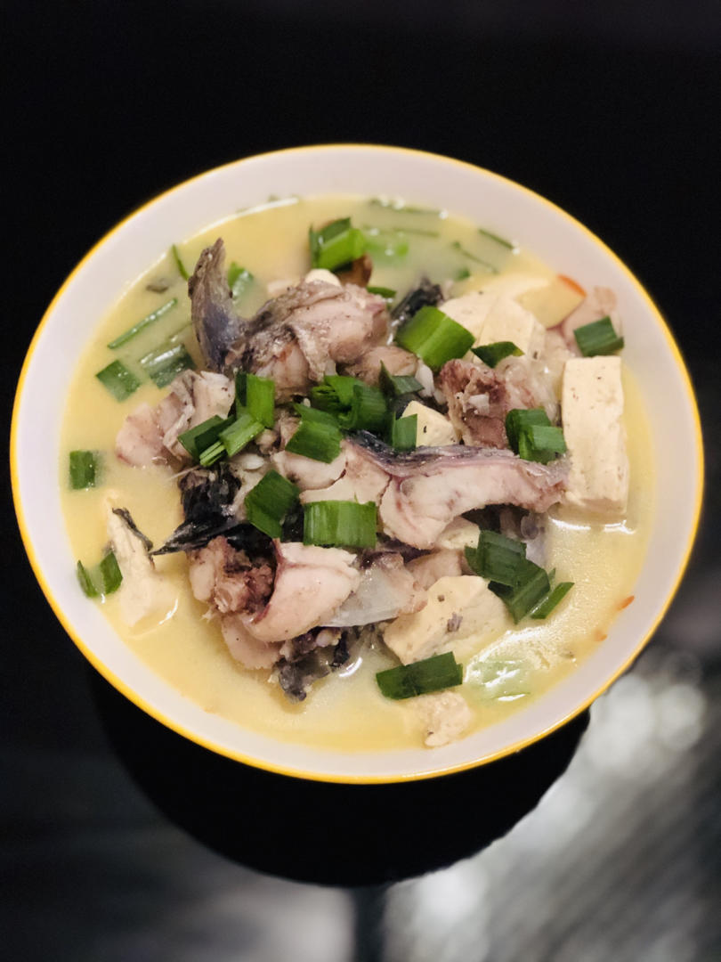 黑鱼豆腐汤