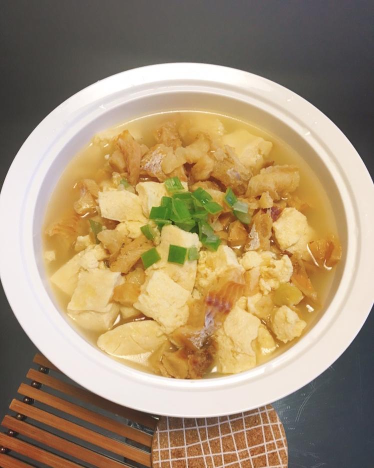 很鲜的汤🍲延吉明太鱼干＋冻豆腐汤
