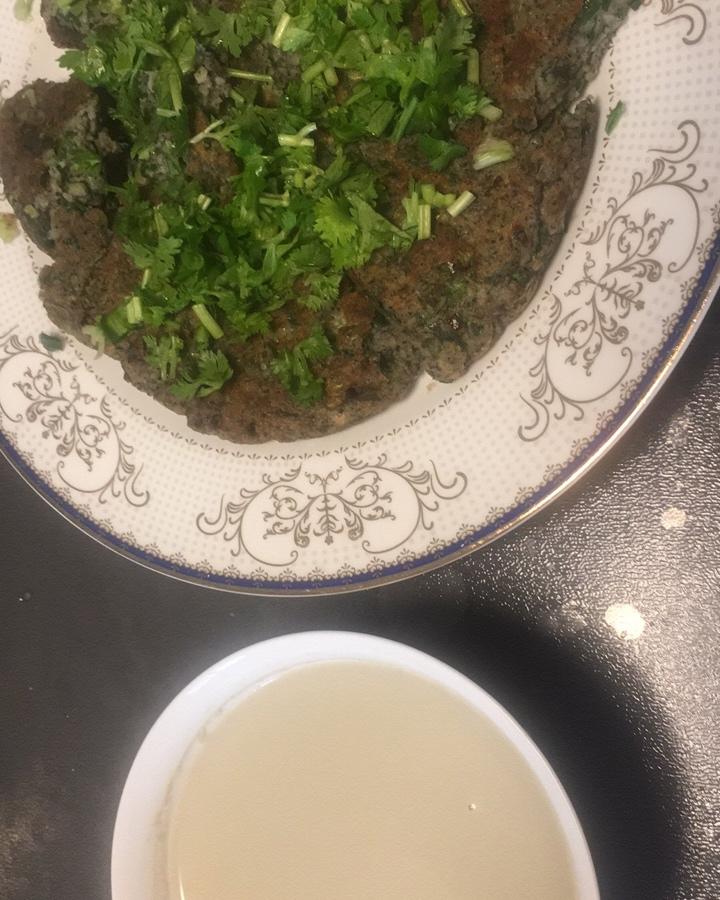 范志红海鲜味豆渣煎饼